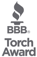 Better Business Bureau Torch award logo